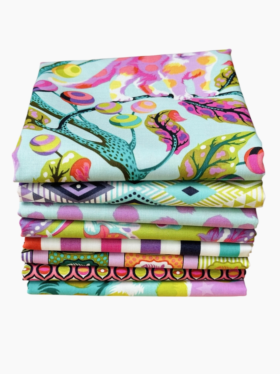 Baumwolle Patchwork - Tula Pink - Tabby Road Deja` Vu - Halbe Meter Zuschnitte - 4 Meter